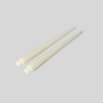 Cream Taper Candles, Set of 2, Tall