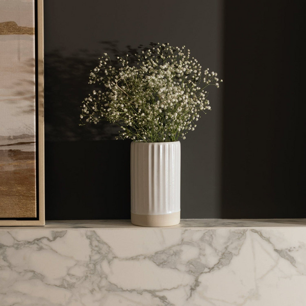 Ribbed Vase, Available in 3 Colours
