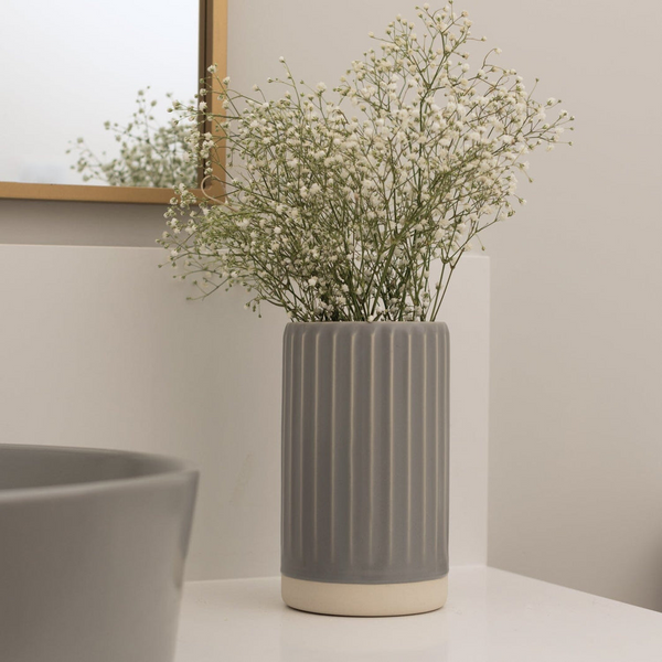 Ribbed Vase, Available in 3 Colours