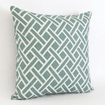 Tisbury Outdoor, Aqua, 18" x 18"