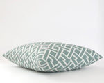 Tisbury Outdoor, Aqua, 18" x 18"
