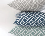 Tisbury Outdoor, Aqua, 22" x 22"