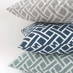 Tisbury Outdoor, Aqua, 22" x 22"