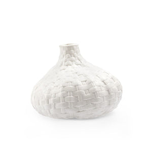 Tamarindo Medium Vase, Blanc de Chine