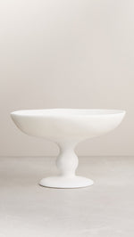 Pedestal Large Bowl, White