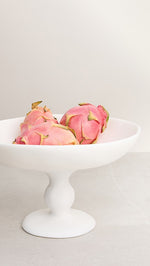 Pedestal Large Bowl, White