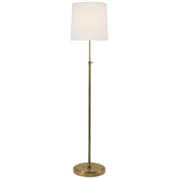 Bryant Floor Lamp, Antique Brass