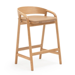 Inlay Counter Stool, Light Oak/Montana Canyon