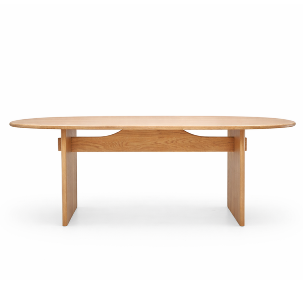 Kelly Dining Table, Light Oak, 78.74"W x 43.31"D