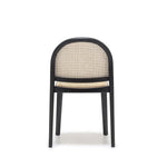 Luk Rattan Dining Chair, Light Oak/Black