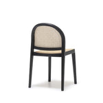 Luk Rattan Dining Chair, Light Oak/Black