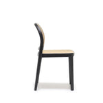 Luk Rattan Dining Chair, Light Oak/Black