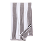 Cabana Stripe Beach Towel, Grey
