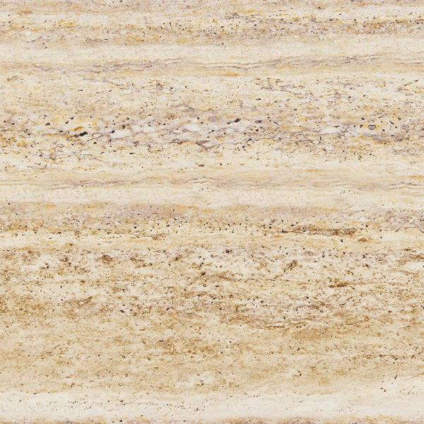 Nova Round Side Table, Aluminum Bone/Travertine Natural