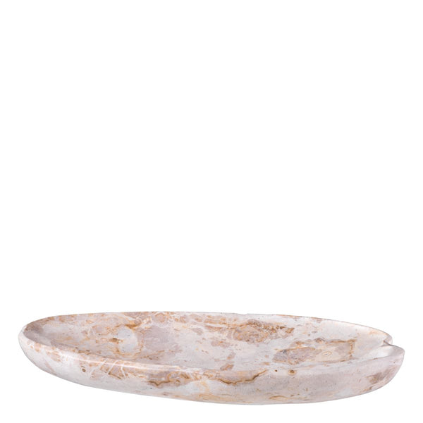 Loulou Tray - Brown Marble, 19.29" W