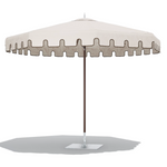 Ocean Master M1, Classic Centre Post, 9ft Octagon, Espresso/Scallop, Belize Interior Softscape