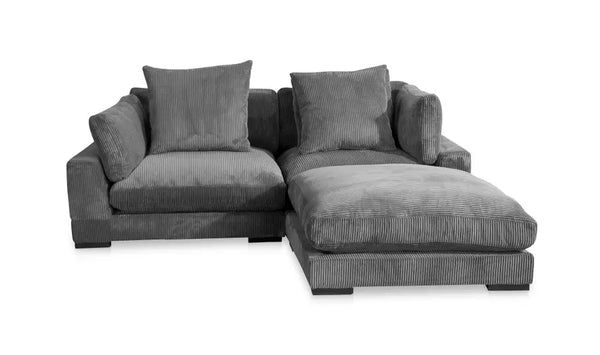 Tumble Nook Modular Sectional, Dark Grey, 87" x 87"