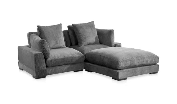 Tumble Nook Modular Sectional, Dark Grey, 87" x 87"