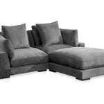 Tumble Nook Modular Sectional, Dark Grey, 87" x 87"