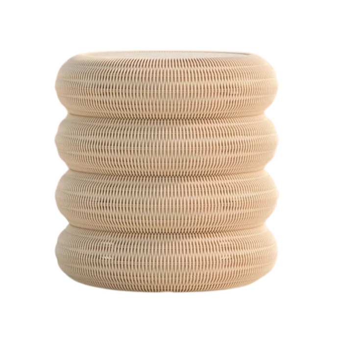 Texoma End Table, Dekton Helena Top