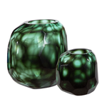 Emerald Vases, 2 Sizes (Sold Separately)