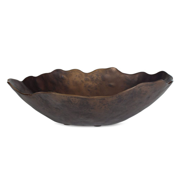 Obscura Outdoor Bowl - Bronze, 16"W