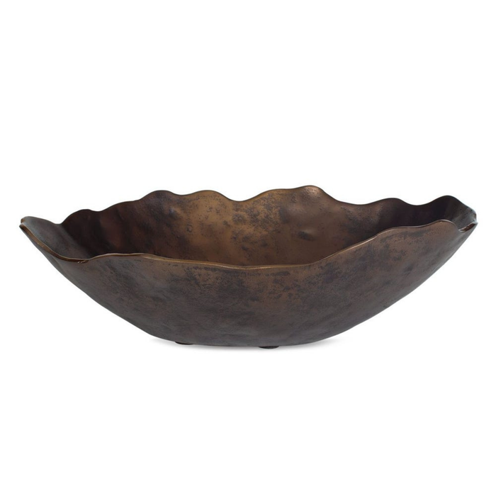 Obscura Outdoor Bowl - Bronze, 16"W