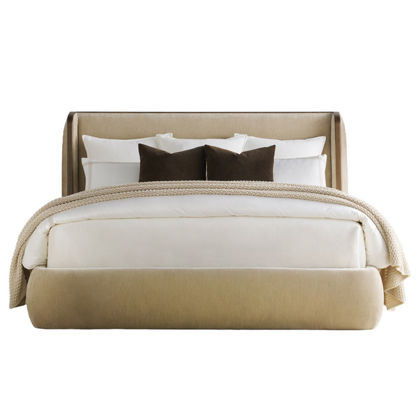 Nova King Bed - Johnny Sand/Saddle
