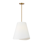 Beauvoir 18" Hanging Shade - Satin Brass
