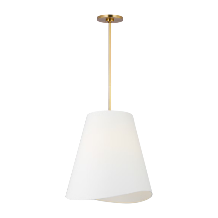 Beauvoir 18" Hanging Shade - Satin Brass