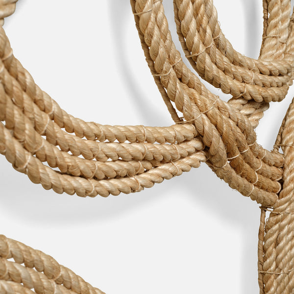 Andel Natural Rope Art, 32"W x 40"H