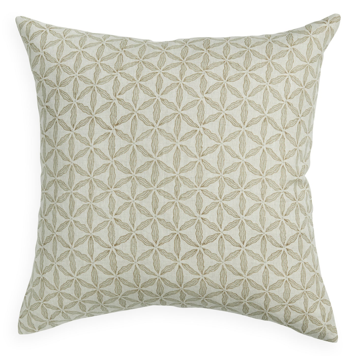 Osaka Elm Linen Cushion, 22" x 22"