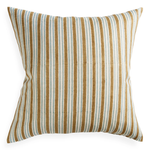 Alacha Saffron Linen Cushion, 22" x 22"