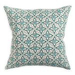 Tahiti Byzantine Linen Cushion, 20" x 20"