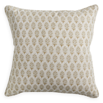 Ashfa Elm Linen Cushion, 22" x 22"