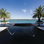 Tuuci Air Lounges/Hammocks, Black w/ Stainless Steel Wave Stand