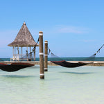 Tuuci Air Lounges/Hammocks, Black w/ Stainless Steel Wave Stand