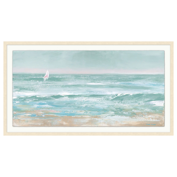 Teal Sea 2, 51.5"W x 28.5"H