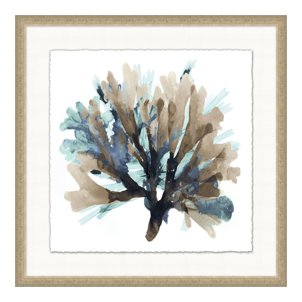 Watercolor Coral 3, 32"W x 32"H