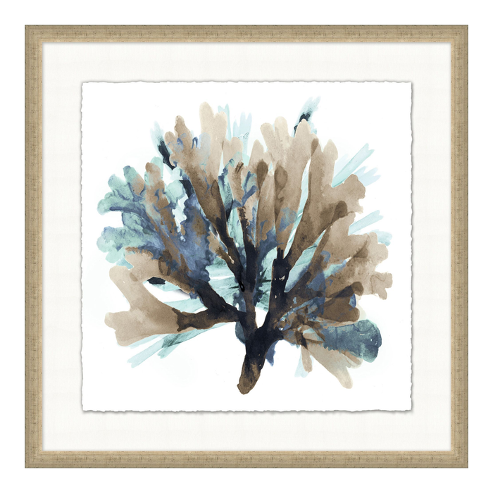 Watercolor Coral 3, 32"W x 32"H
