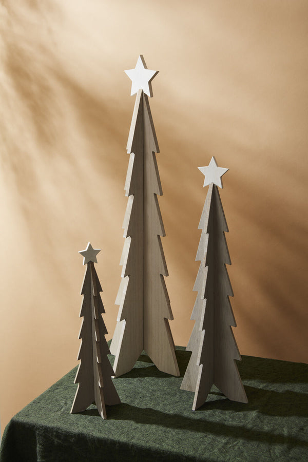 White Star Christmas Tree, Natural, 2 Sizes