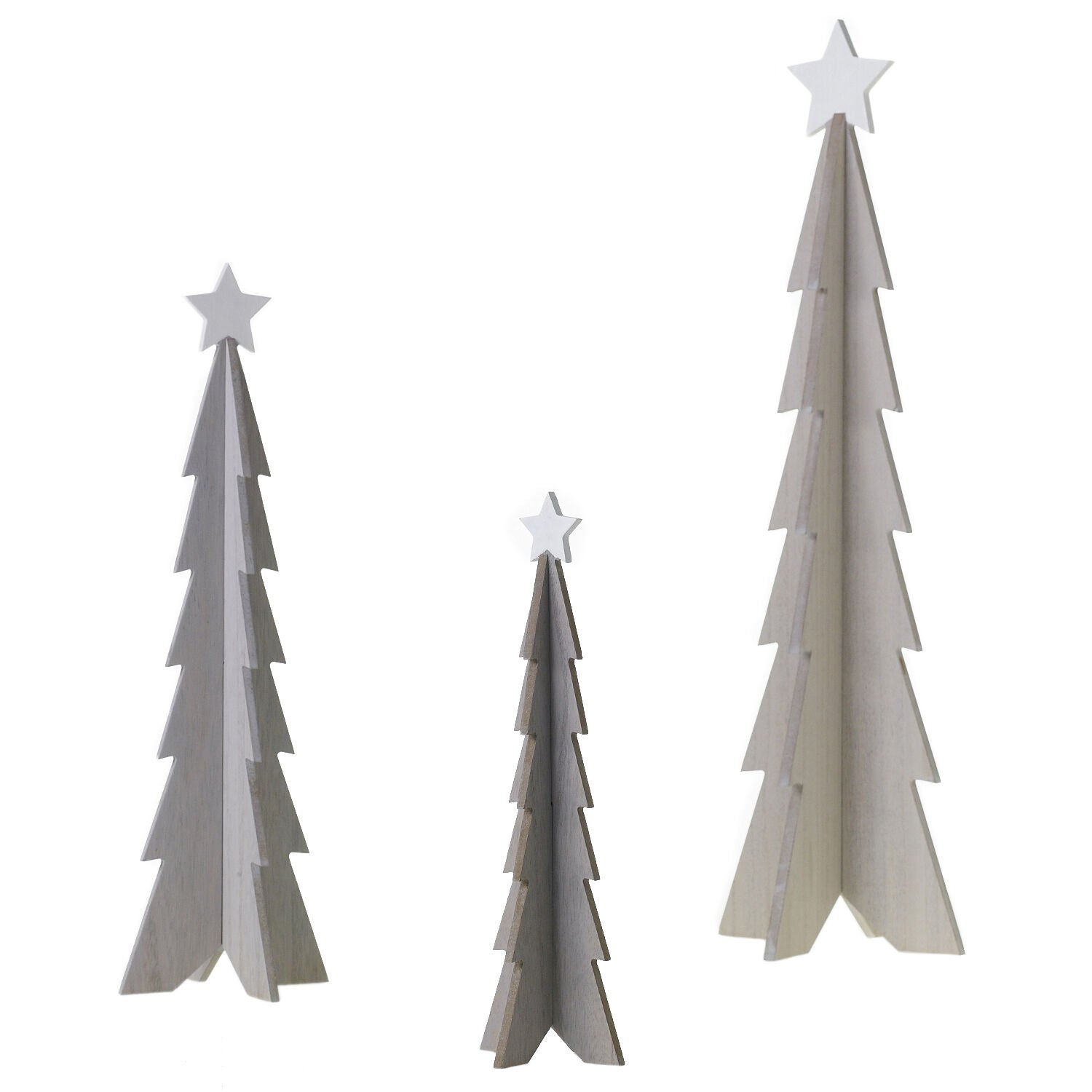 White Star Christmas Tree, Natural, 2 Sizes