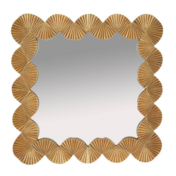 Ethos Mirror - Antique Brass, 35.5"W x 35"H