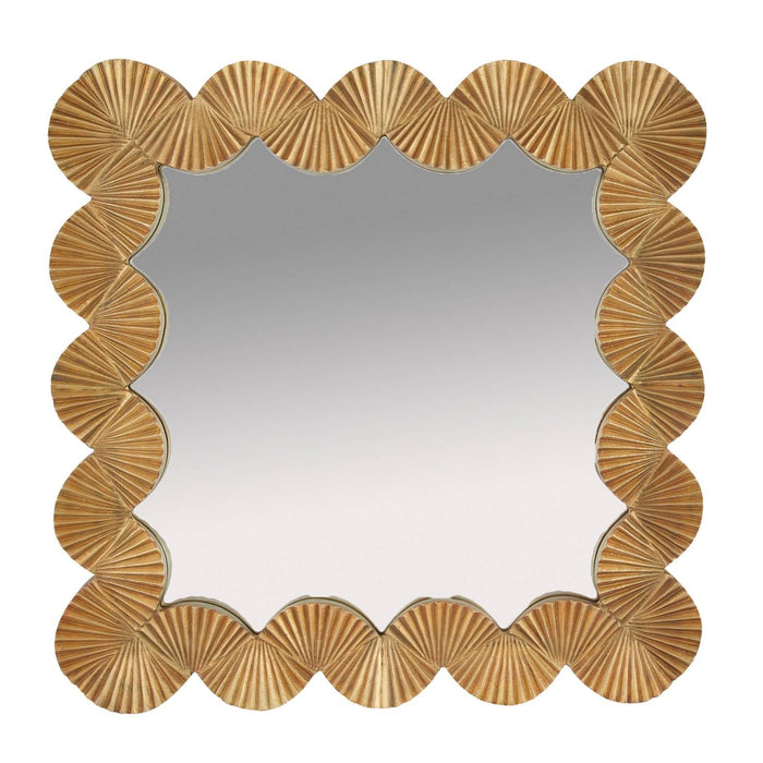 Ethos Mirror - Antique Brass, 35.5"W x 35"H