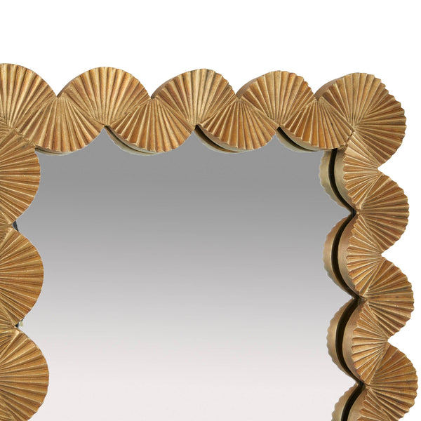 Ethos Mirror - Antique Brass, 35.5"W x 35"H