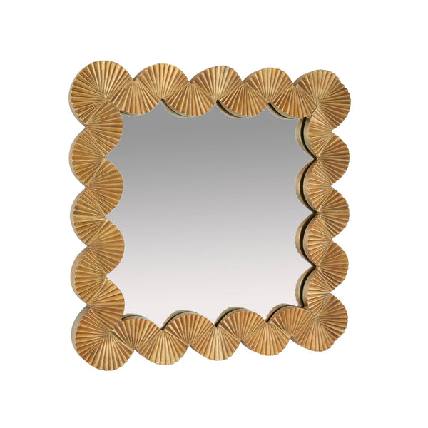 Ethos Mirror - Antique Brass, 35.5"W x 35"H