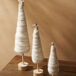 Wooly Christmas Trees, 3 Sizes