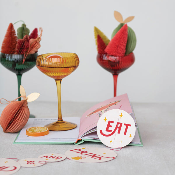 8oz Stemmed Champagne Coupes, 4 Colours