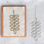 Metal Leaf Ornaments, 2 Colours