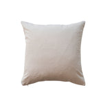 Cotton Canvas Pillow w/ Embroidered Snowflake & Beads, 18" x 18"